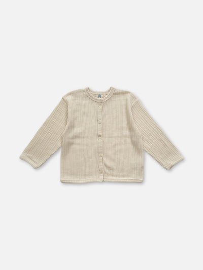Ellis ribbed cardigan │ Cream