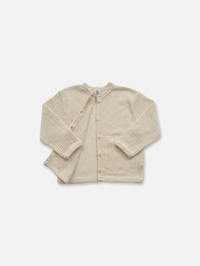 Ellis ribbed cardigan │ Cream