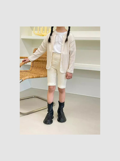 Ellis ribbed cardigan │ Cream