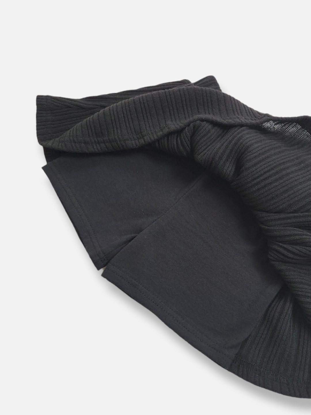 Ellis Ribbed Skirt | Black