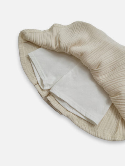 Ellis Ribbed Skirt | Cream