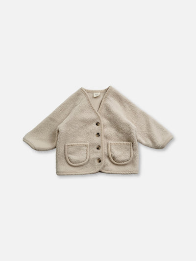Teddy Cardigan | Cream
