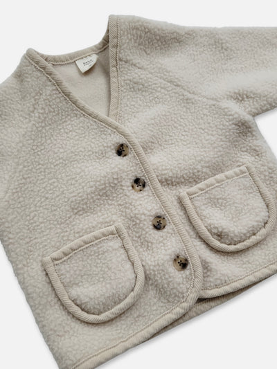 Teddy Cardigan | Cream
