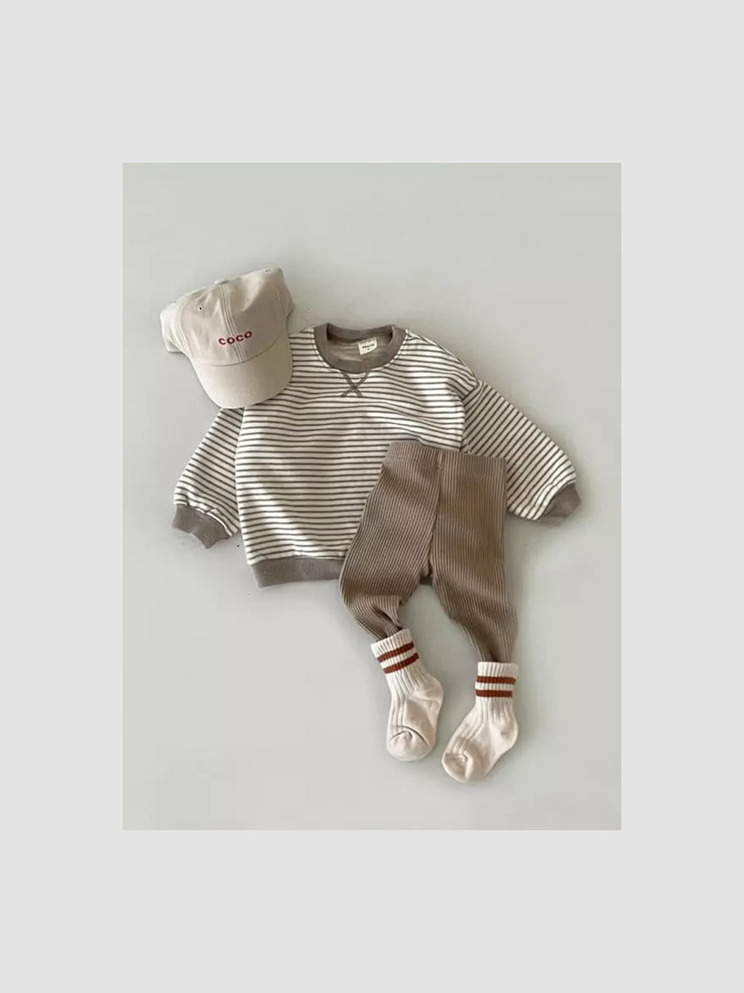 Gender Neutral Baby | Bebe leggings │ Mocha