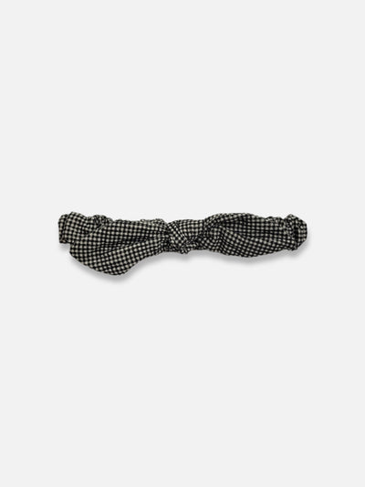 Ellis headband │ Black Gingham