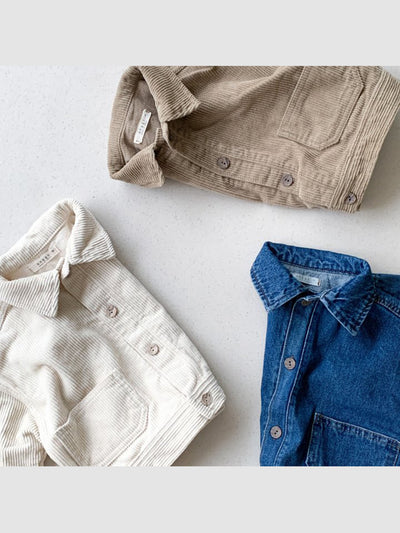 Autumn corduroy jacket | cream