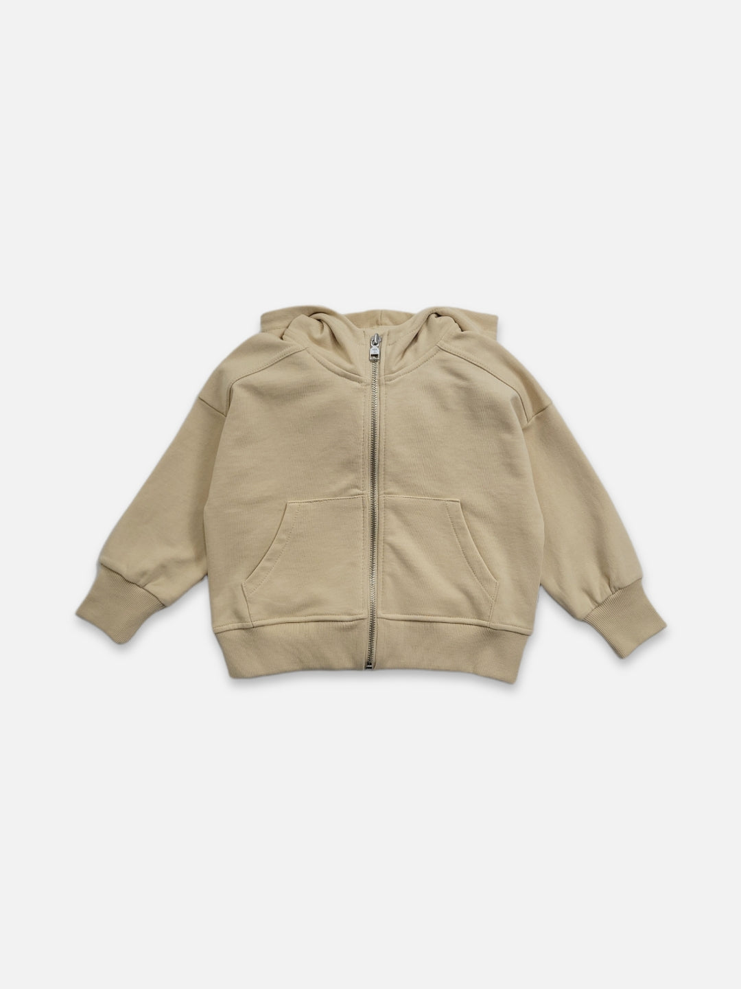 Pastel Zip Up Hoodie  |  Eggnog