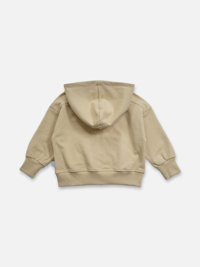 Pastel Zip Up Hoodie  |  Eggnog