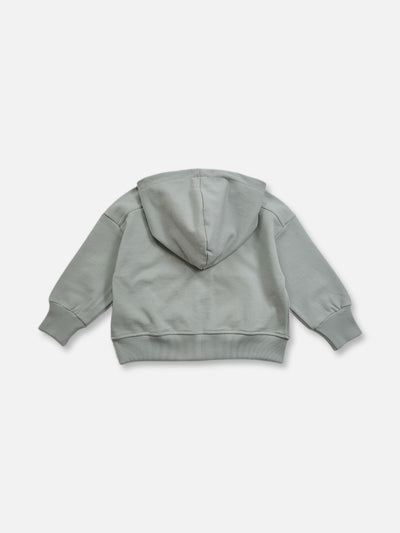 Pastel Zip Up Hoodie  |  Pale Mint