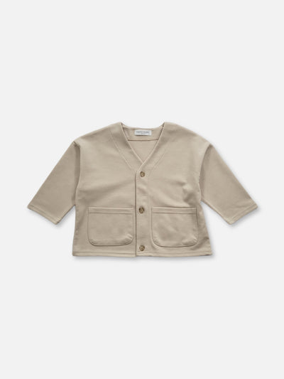 Gender Neutral Kids Clothing | Bonito cardigan │ Beige