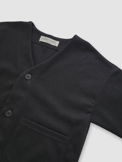 Gender Neutral Kids Clothing | Bonito cardigan │ Black
