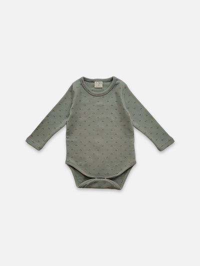 sage green lala body suit