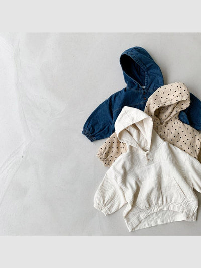 Maddie cotton anorak | polka dot