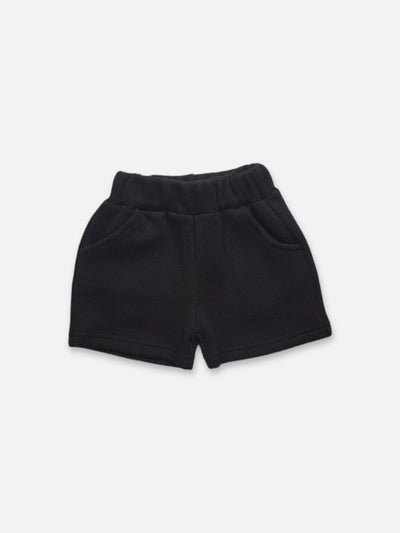 black sleeve shortie set