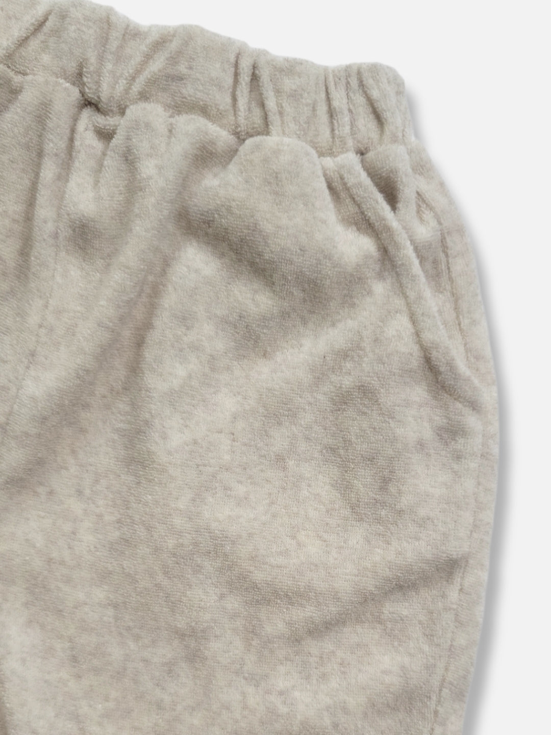 Gender Neutral Baby | Billie Waffle Shorts | Beige terry