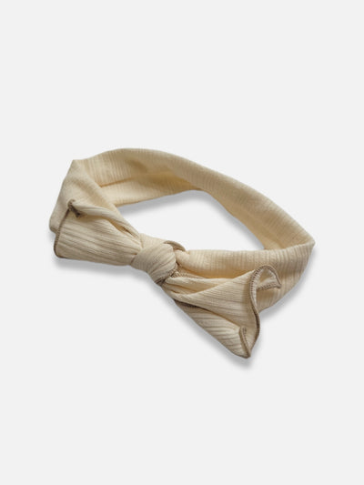 Crepe Knot Headband │ Cream