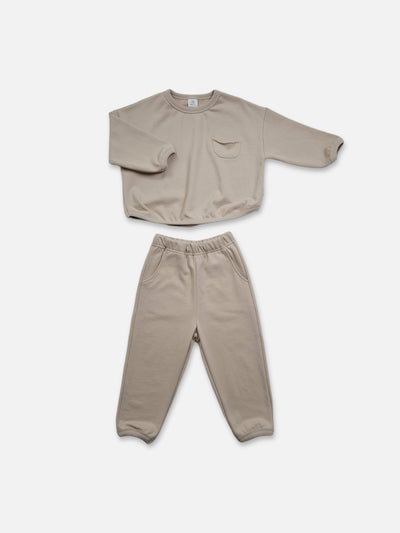 Easy Sweatsuit Set | Beige