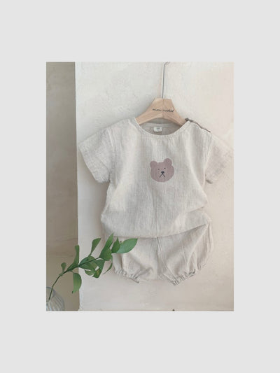 Teddy bloomer set │ Oatmeal