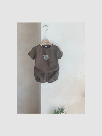 Teddy bloomer set │ Brown
