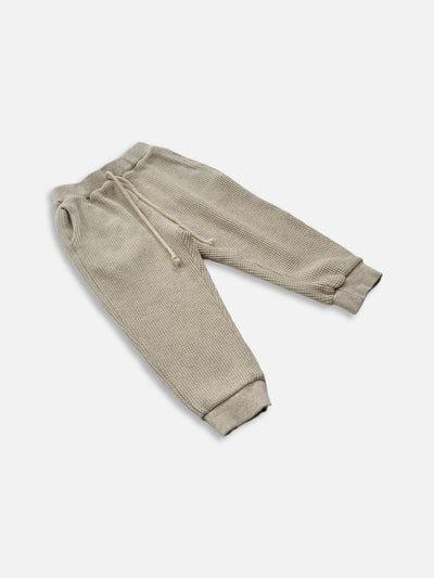 Waffle Jogger Pants |  Oatmeal