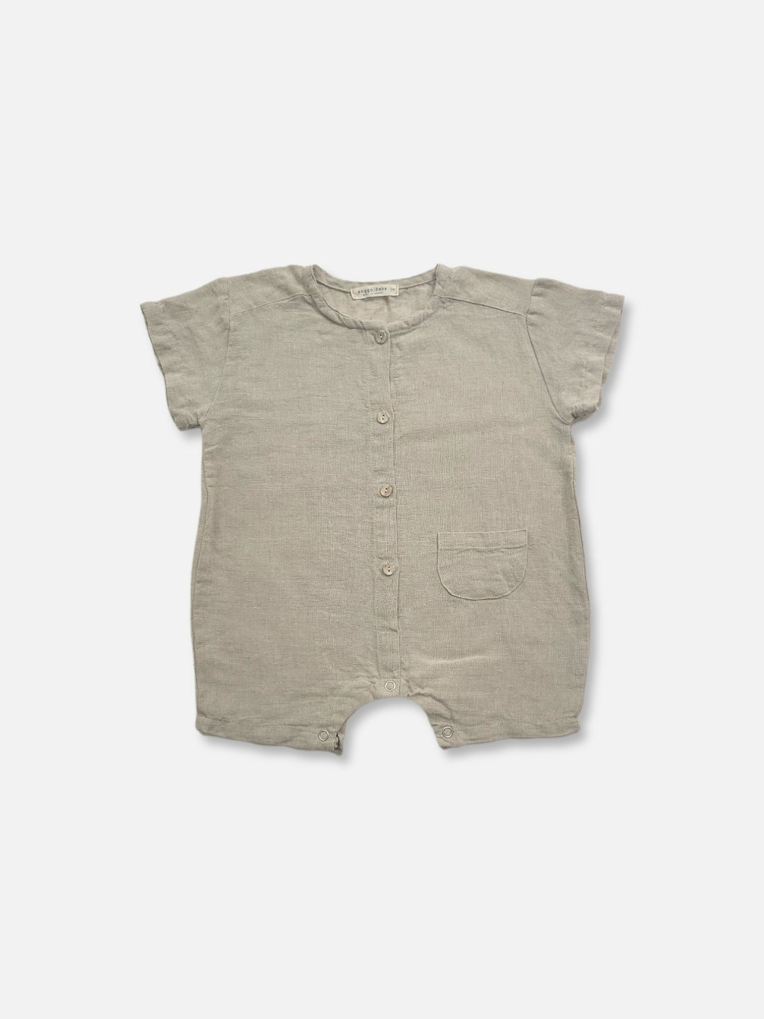 Linen romper │ Oatmeal