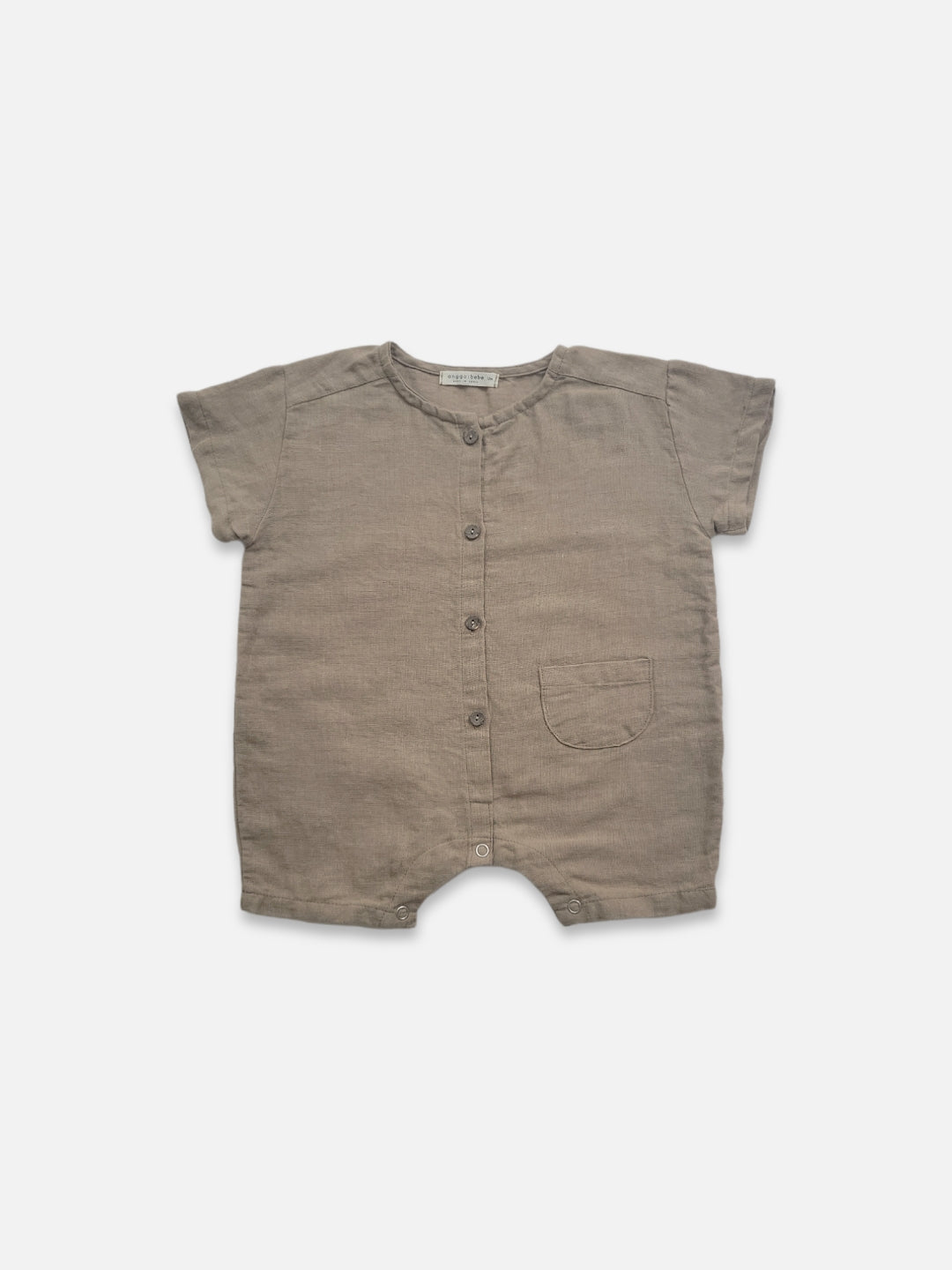 Linen romper │ Taupe