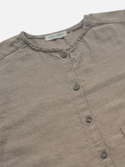 Linen romper │ Taupe