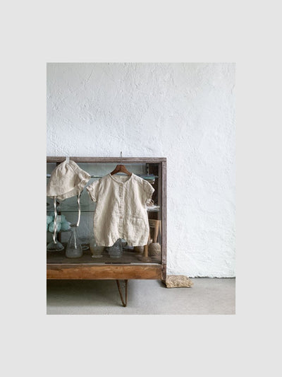Linen romper │ Oatmeal