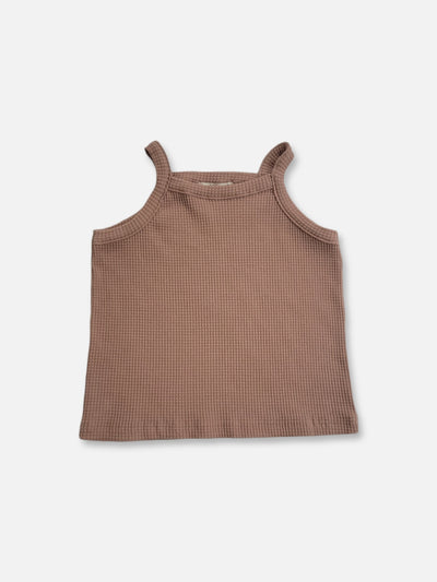 Waffle Cami Set | Tuscany pink