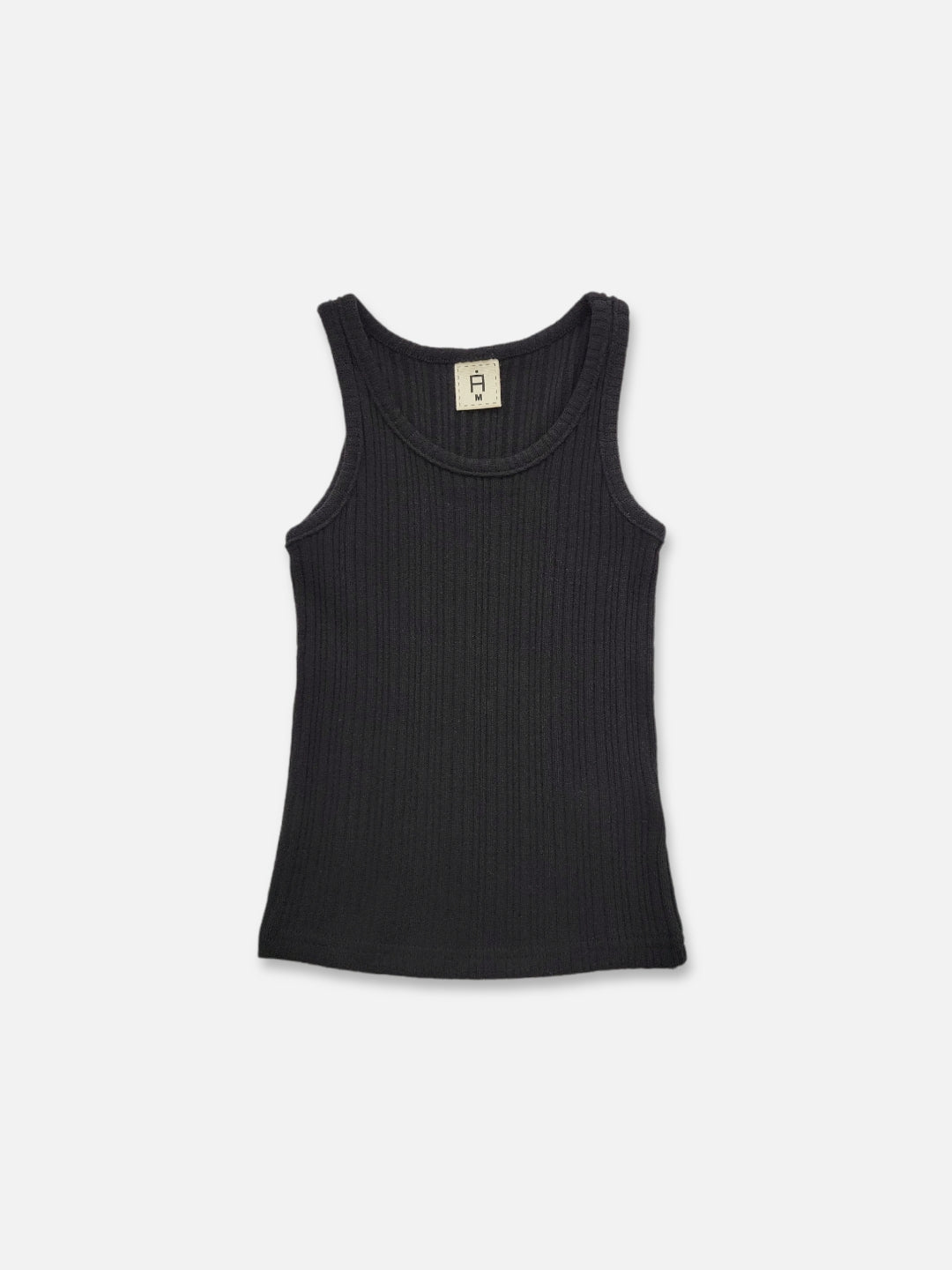 Ellis Ribbed Tank | Black
