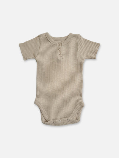 Ribbed bodysuit set │ Beige