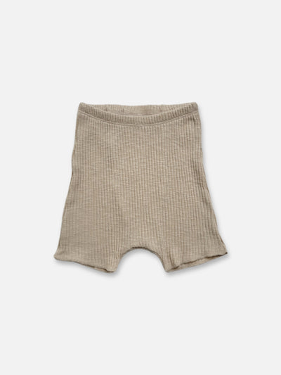 Ribbed bodysuit set │ Beige