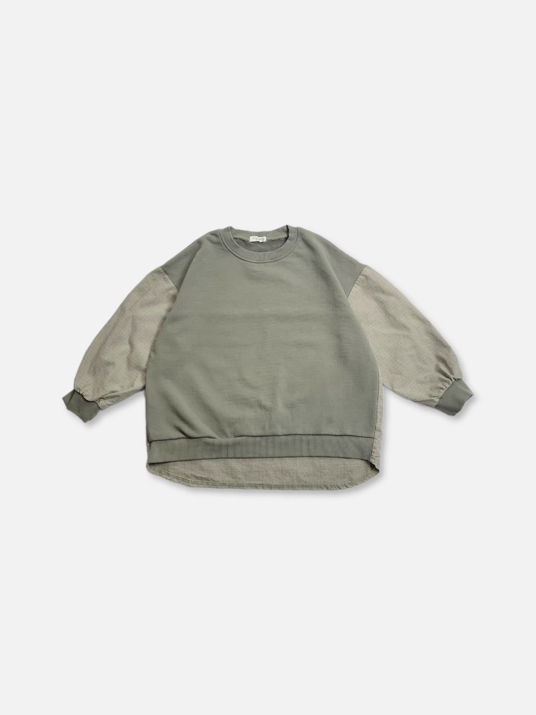 Leo combo sweatshirt | khaki green