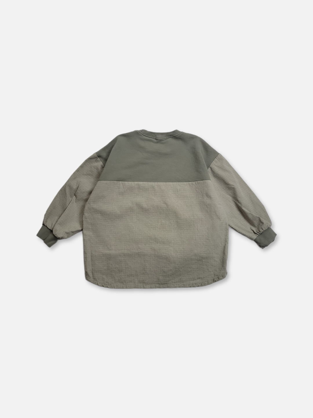 Leo combo sweatshirt | khaki green