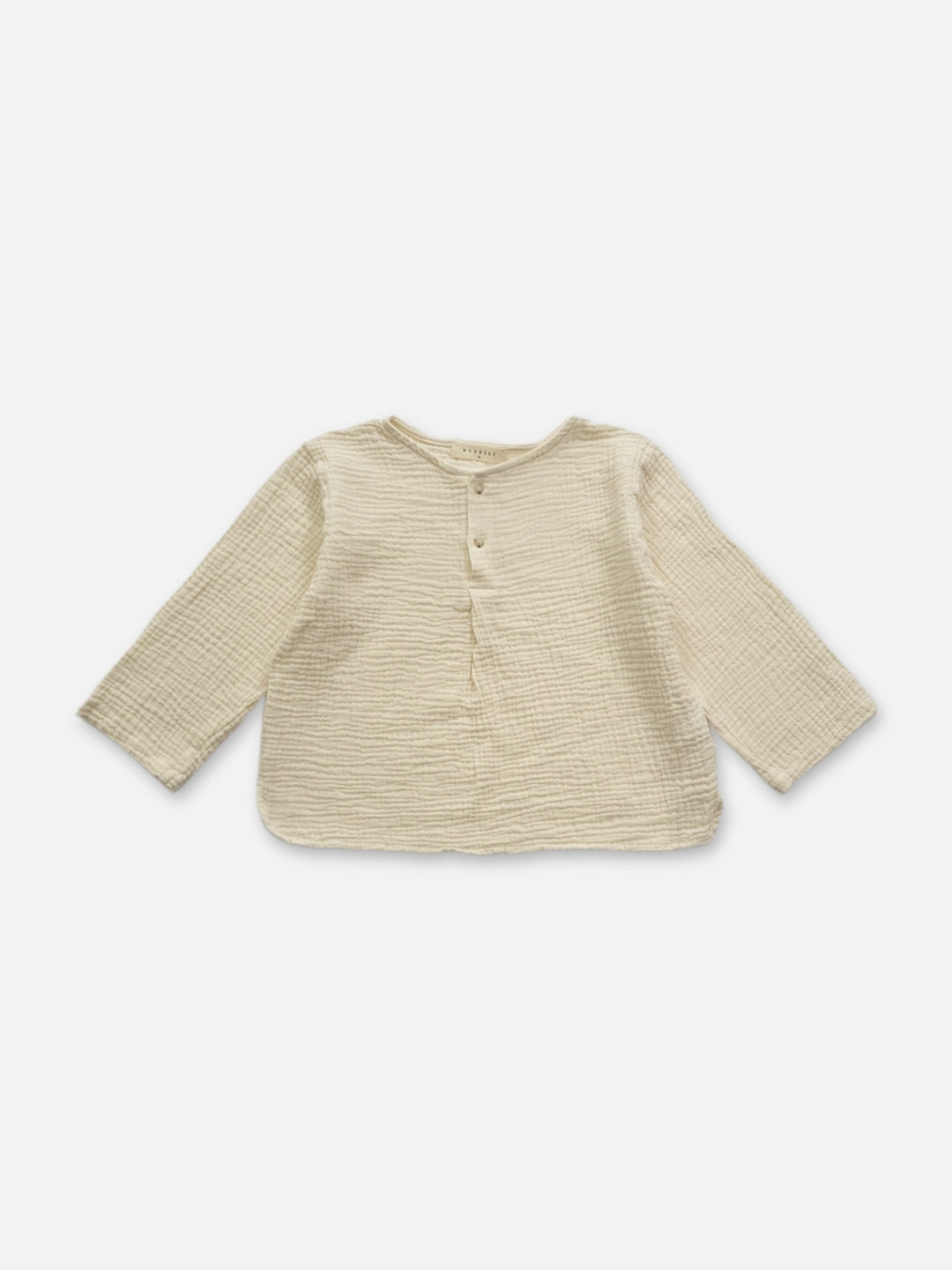 Cotton Gauze Shirt  |  Cream