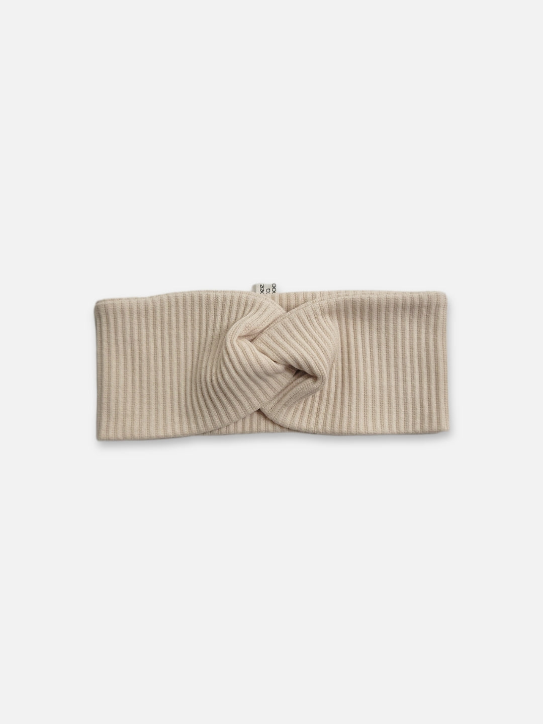 Ribbed Knot Headband | Cream