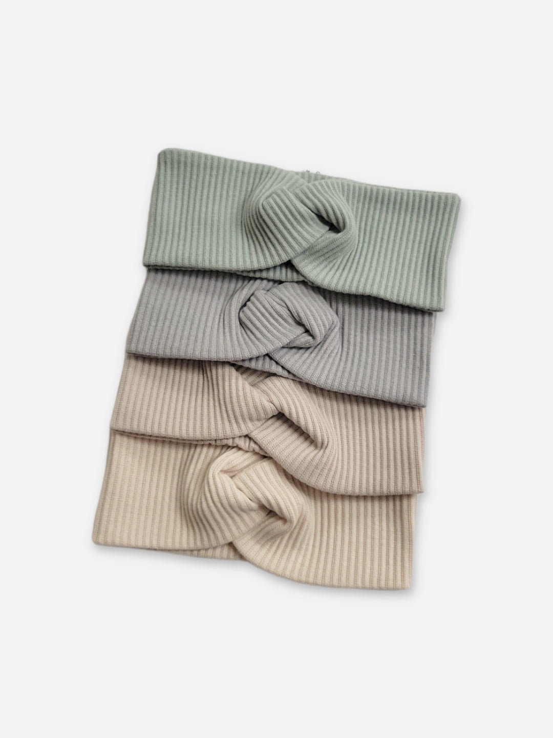 Ribbed Knot Headband | Cream