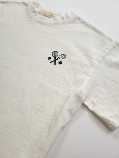 Tennis Tee | White
