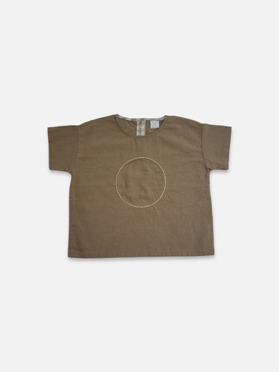 Circle Shortie Set | Brown