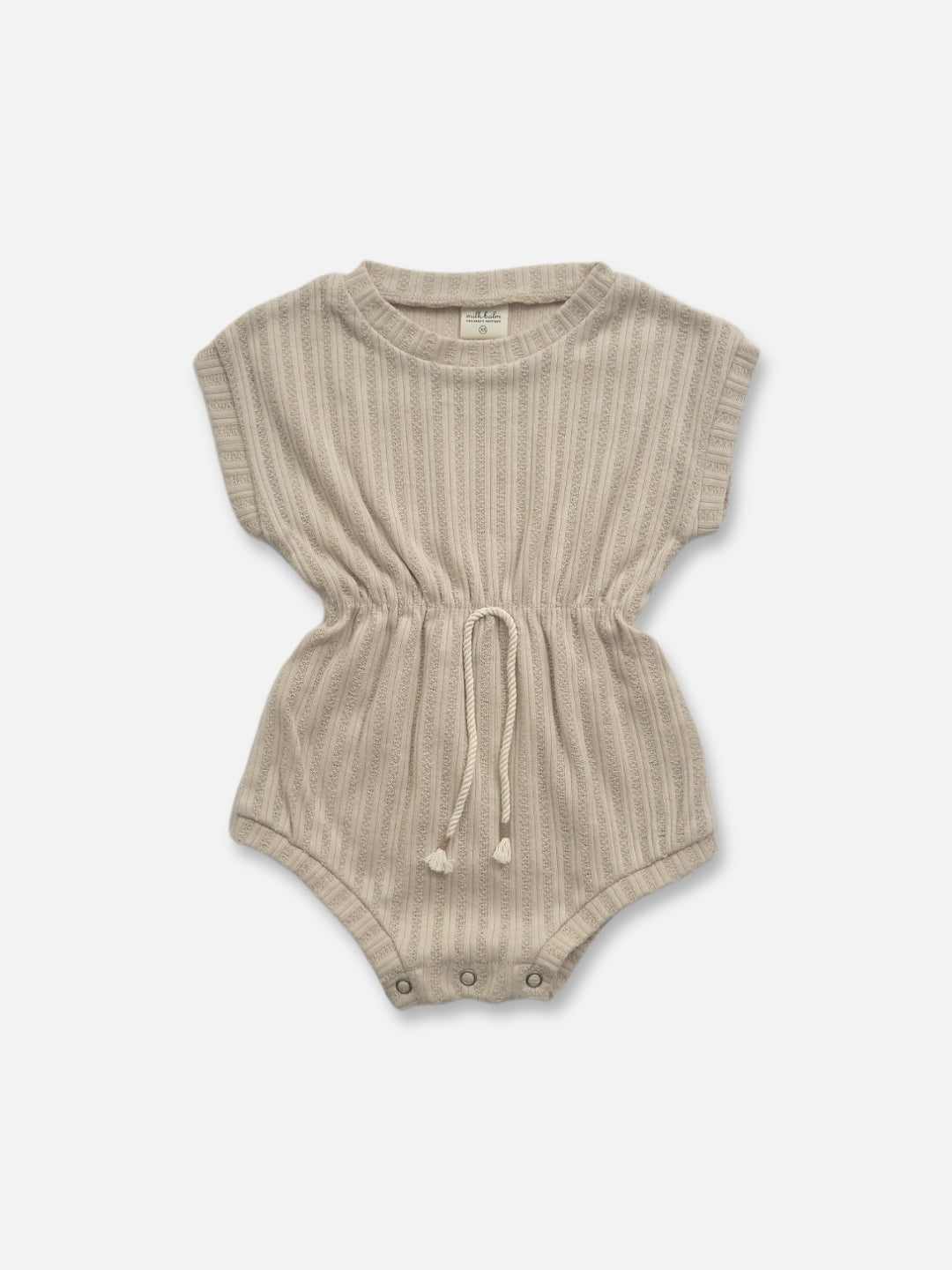 Gender Neutral Caramel romper | Beige