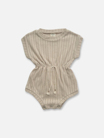 Gender Neutral Caramel romper | Beige