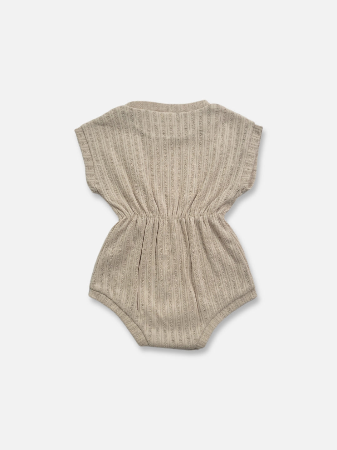 Gender Neutral Caramel romper | Beige