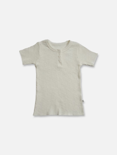 Ribbed Easywear Set | ivory