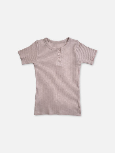 Ribbed Easywear Set | Pale Pink
