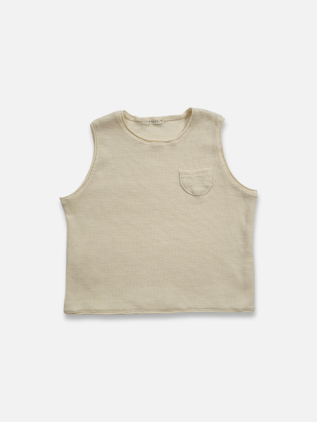 Monaco Waffle Tee | Cream