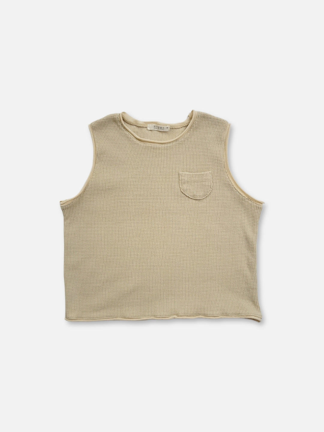 Monaco Waffle Tee | Sand