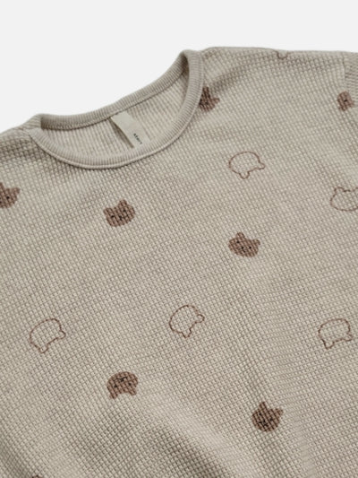 Gender Neutral Babybear bodysuit | Oatmeal