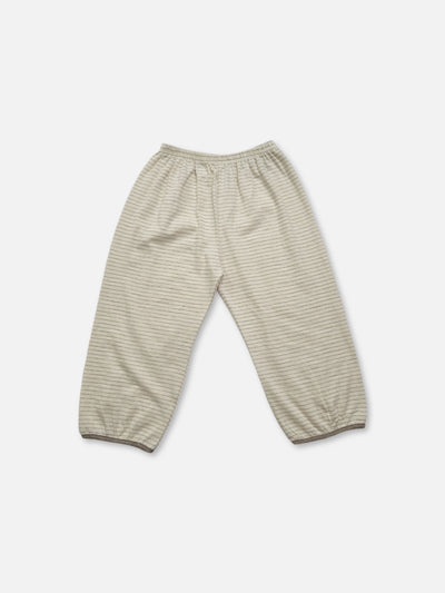 Piping Easywear Set | Stripe on beige