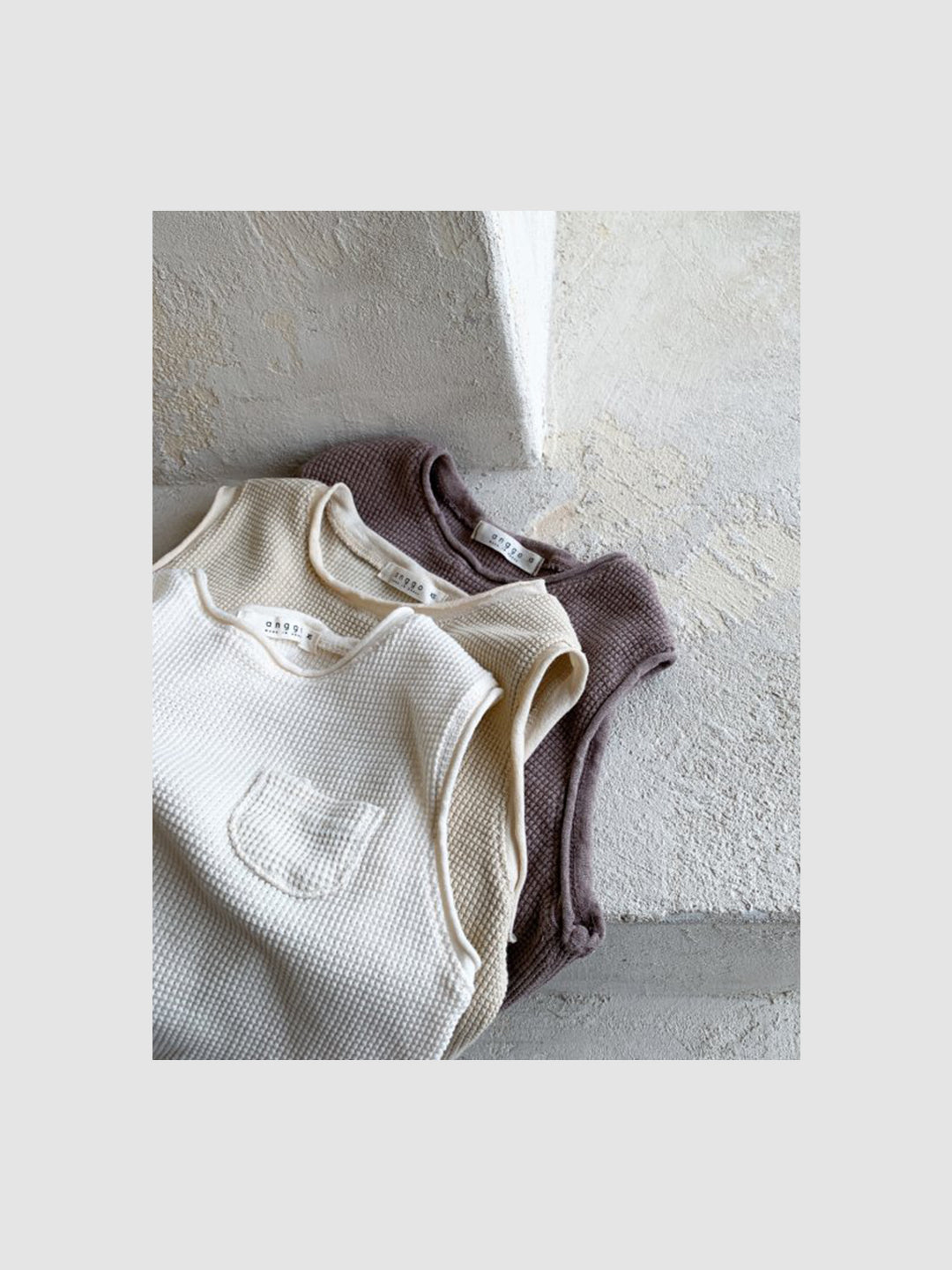 Monaco Waffle Tee | Sand