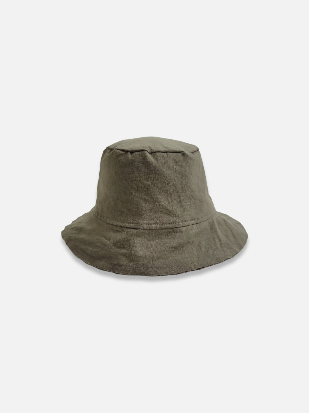 Linen Bucket Hat | Khaki Green